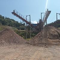 Britagem dos resíduos da construção civil